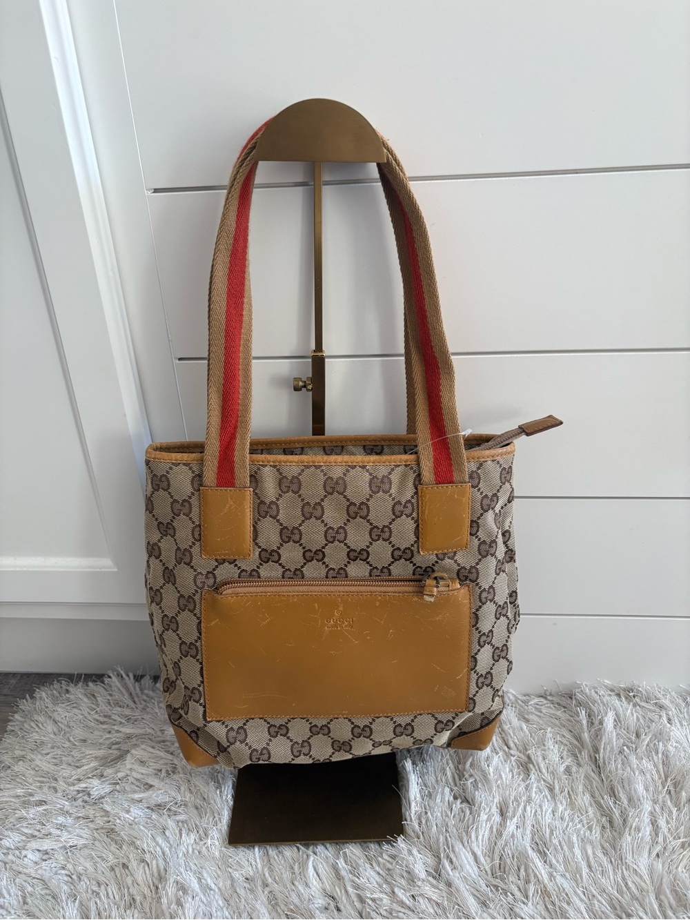 GUCCI Monogram Canvas Tote